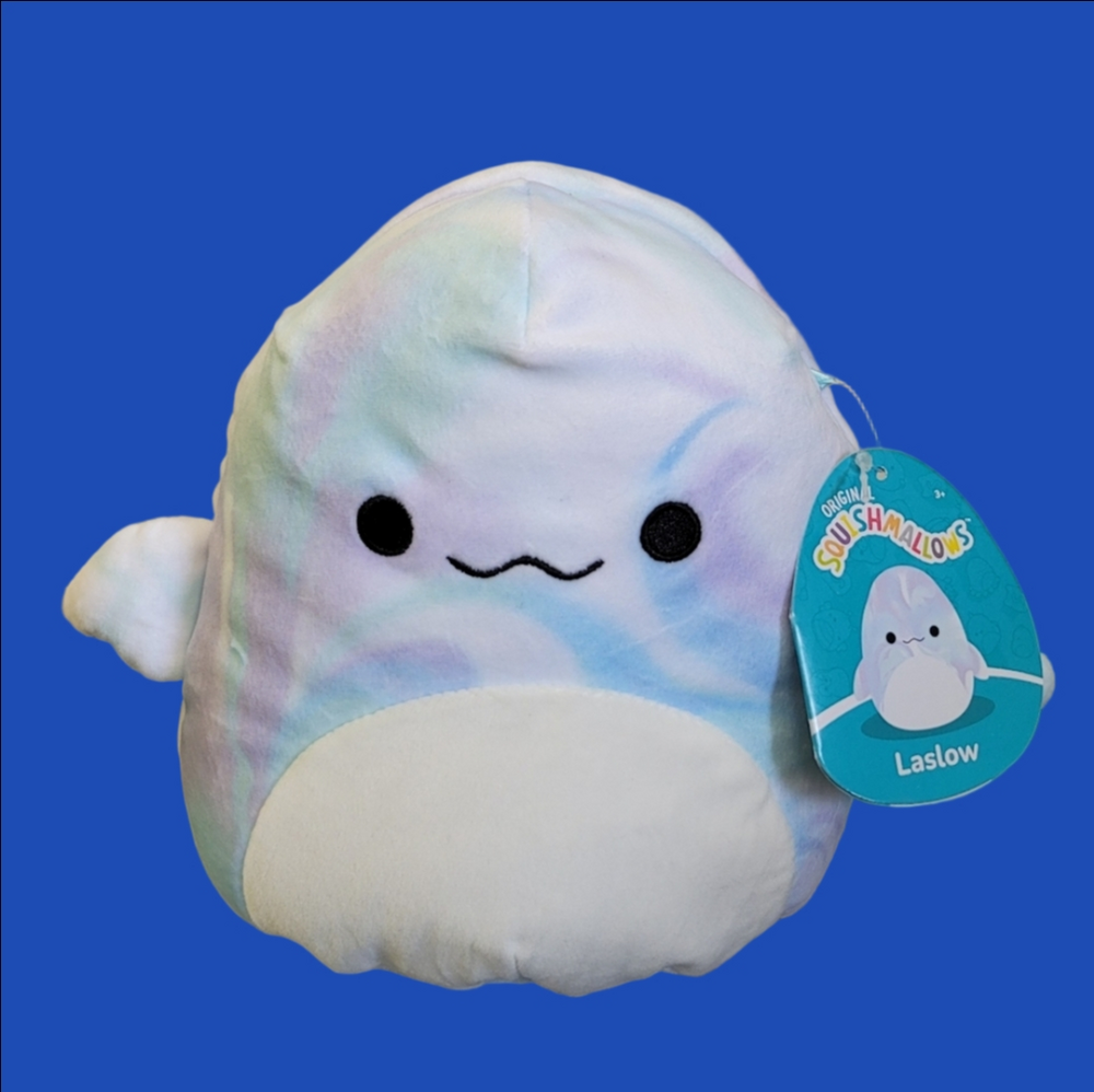 NWT Laslow the Beluga Whale Squishmallow Sealife Squad 7.5" - Picture 1 of 6